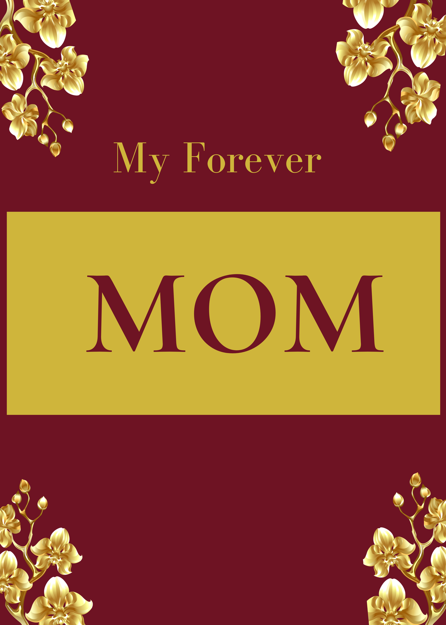 Forever – Chosen Mom | Ecard (Red/Gold)